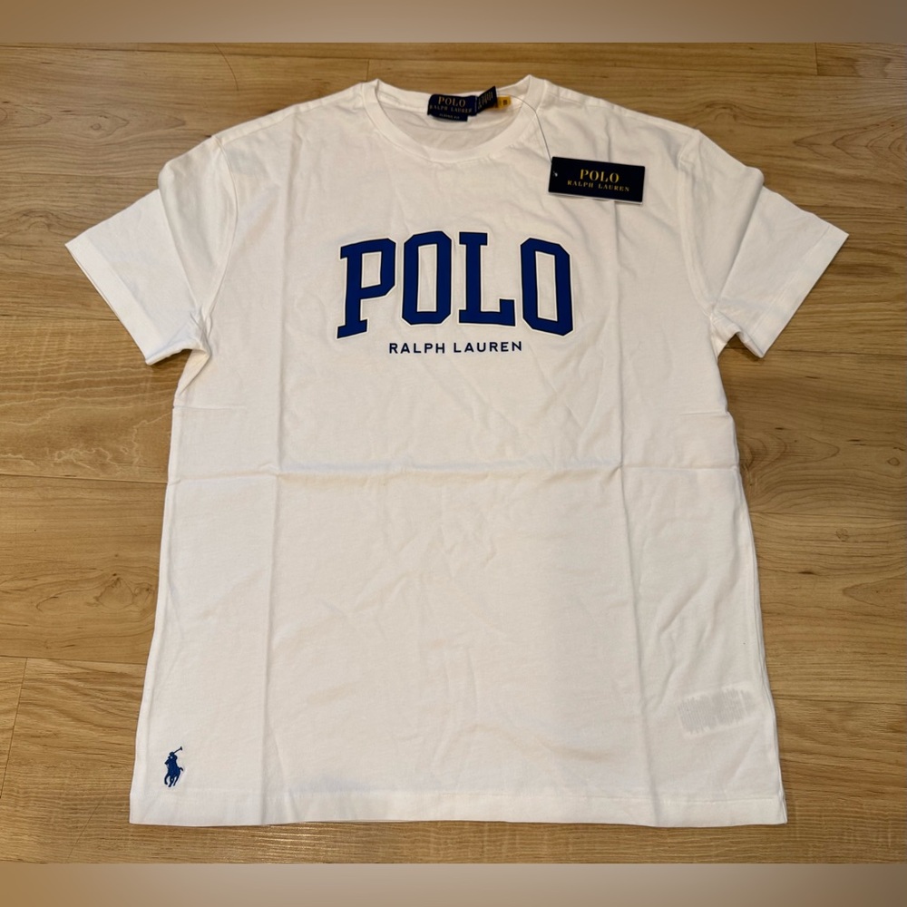 Polo Ralph Lauren Men’s Classic Fit Polo Print Pony T-Shirt Tee White NWT S -XXL